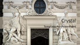  Presentation with vienna - Presentation consisting of image of some hercules statues background and a mint green colored foreground