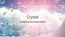  Presentation with skills - PPT theme consisting of image of sphere of skills background and a pink colored foreground