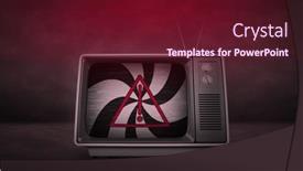  Presentation with black abstract - Slides with image-of-spiral-of-black background and a tawny brown colored foreground