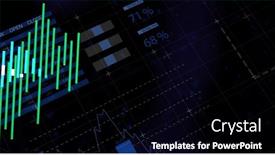  Presentation with image processing - PPT theme having image-of-statistics-and-financial background and a  colored foreground