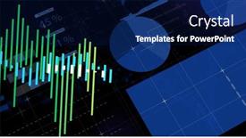  Presentation with image processing - Presentation design featuring image-of-statistics-and-financial background and a  colored foreground
