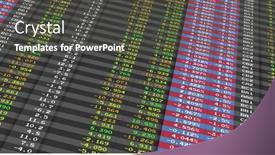  Presentation with connections - Slides with image-of-stock-market-numbers background and a dark gray colored foreground
