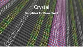  Presentation with connections - Presentation featuring image-of-stock-market-numbers background and a dark gray colored foreground