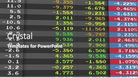  Presentation with connections - PPT layouts featuring image-of-stock-market-numbers background and a dark gray colored foreground