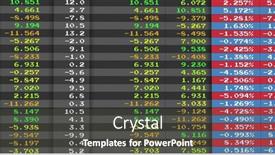  Presentation with connections - Theme enhanced with image-of-stock-market-numbers background and a dark gray colored foreground