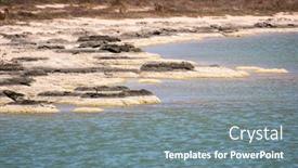  Presentation with western - Beautiful presentation design featuring image-of-stromatolites-lake-thetis backdrop and a gray colored foreground
