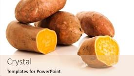  Presentation with sweet potato - 