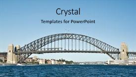 Presentation with sydney - Amazing PPT layouts having image of sydney harbour bridge backdrop and a  colored foreground