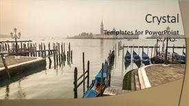  Presentation with venice - Amazing slide deck having image of the beautiful early backdrop and a  colored foreground