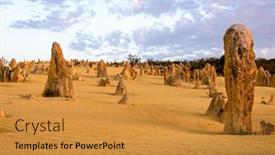  Presentation with western - Presentation with image-of-the-beautiful-pinnacles background and a gold colored foreground