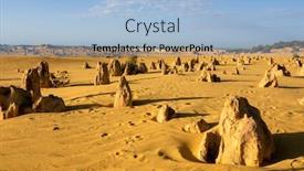  Presentation with western - Beautiful presentation featuring image-of-the-beautiful-pinnacles backdrop and a light blue colored foreground