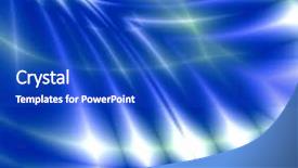  Presentation with broad - Theme enhanced with image of the coloured wave background and a cobalt blue colored foreground