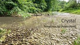  Presentation with germany and war - Slide deck enhanced with image of the danube disappears background and a coral colored foreground