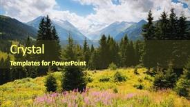  Presentation with awesome - PPT layouts enhanced with image of the durlassboden reservoir background and a  colored foreground