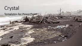  Presentation with new zealand - Beautiful PPT layouts featuring image of the jade beach backdrop and a light gray colored foreground