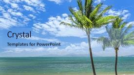  Presentation with magnetic - Audience pleasing PPT theme consisting of image of the magnetic island backdrop and a light blue colored foreground
