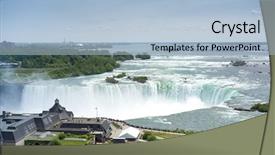  Presentation with canadian culture canada china national - Audience pleasing PPT layouts consisting of image of the niagara falls backdrop and a light blue colored foreground