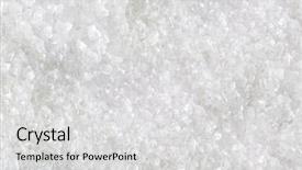  Presentation with crystal image - Beautiful presentation theme featuring image of the sugar crystal backdrop and a light gray colored foreground