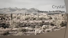  Presentation with superstition - PPT theme with image-of-the-superstition-desert background and a light gray colored foreground