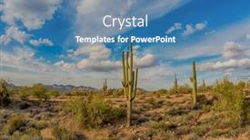  Presentation with superstition - Slide set featuring image-of-the-superstition-desert background and a teal colored foreground