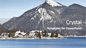  Presentation with bavaria - Colorful presentation design enhanced with restaurant couple and holiday concept - smiling man putting on finger engagement ring at restaurant backdrop and a dark gray colored foreground