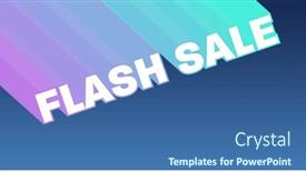  Presentation with dark blue gradient blue - PPT theme with image-of-the-words-flash background and a ocean colored foreground