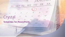  Presentation with alcohol awareness - Slide deck having image-of-trees-over-calendar background and a sky blue colored foreground