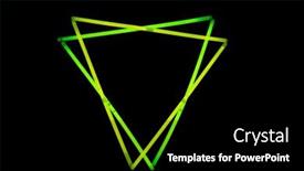  Presentation with light green - Presentation design having image-of-vibrant-triangles-green background and a black colored foreground