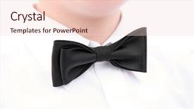  Presentation with wedding - Colorful presentation theme enhanced with image of wedding accessory - black backdrop and a  colored foreground