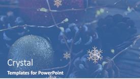  Presentation with snowflakes - 