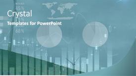  Presentation with environmental-issues - Theme with image-of-wind-turbines-moving background and a teal colored foreground