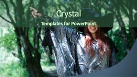  Presentation with solid gray - Slides having image of witch in gray background and a  colored foreground