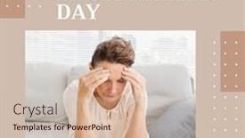  Presentation with woman world - Presentation theme enhanced with image-of-world-encephalitis-day background and a soft green colored foreground