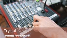  Presentation with happy image - Cool new PPT layouts with image-of-young-happy-caucasian backdrop and a red colored foreground