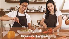  Presentation with multicultural - Colorful theme enhanced with image-of-young-multicultural-couple backdrop and a red colored foreground