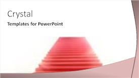 Presentation with red carpet - Cool new presentation design with image-on-the-staircase backdrop and a white colored foreground