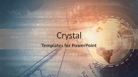  Presentation with planet earth on white - Colorful PPT theme enhanced with image planet earth on background backdrop and a  colored foreground