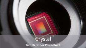  Presentation with ccd camera - Theme enhanced with image-sensor-cmos-or-ccd background and a gray colored foreground