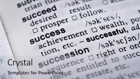  Presentation with definition - PPT layouts consisting of image-showing-the-definition background and a light gray colored foreground