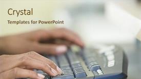  Presentation with black hands - Theme with black people images - cropped image of woman's hands background and a soft green colored foreground