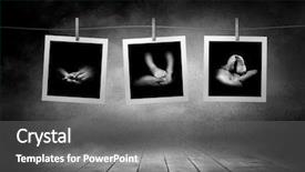  Presentation with newborn - Theme enhanced with images collection line of newborn background and a gray colored foreground