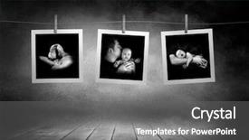  Presentation with blood collection tube production line of - Presentation theme consisting of images collection line of newborn background and a gray colored foreground