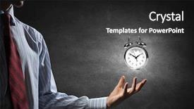  Presentation with human - PPT theme enhanced with images stop watch - close up image of human background and a  colored foreground