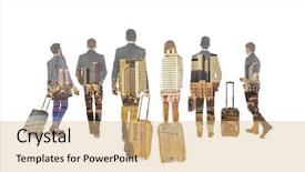  Presentation with immigration - PPT layouts enhanced with immigrant workers - business peoples immigration international government background and a lemonade colored foreground