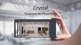  Presentation with dream - Audience pleasing presentation theme consisting of realize your interior dream mixed backdrop and a light gray colored foreground