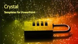  Presentation with fiber optics - Colorful PPT theme enhanced with immune defense - fiber optics background with lots backdrop and a  colored foreground