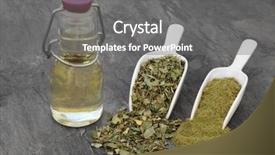  Presentation with constipation - Cool new presentation design with immunity - moringa oliefera herb leaf oil backdrop and a gray colored foreground