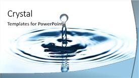  Presentation with impact - Presentation theme with impact - water drop background and a white colored foreground