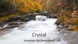  Presentation with solar tree evening landscape - Theme consisting of impasse - beautiful autumn landscape with trees background and a white colored foreground