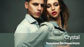  Presentation with old fashion photo album - Slide set consisting of impasse - fashion and people concept fashion background and a gray colored foreground